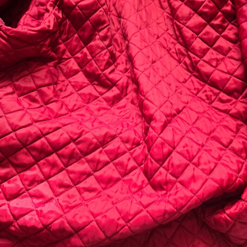 Vintage Lined Cotton Red‎ Plaid Flannel Shacket Size XL Thrashed Grunge - Picture 8 of 8